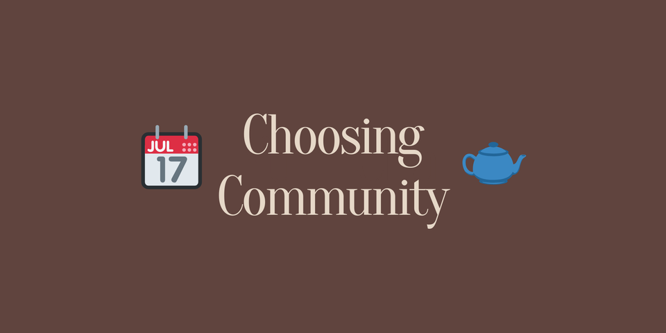 ✍🏼 Boycott: Choosing Community